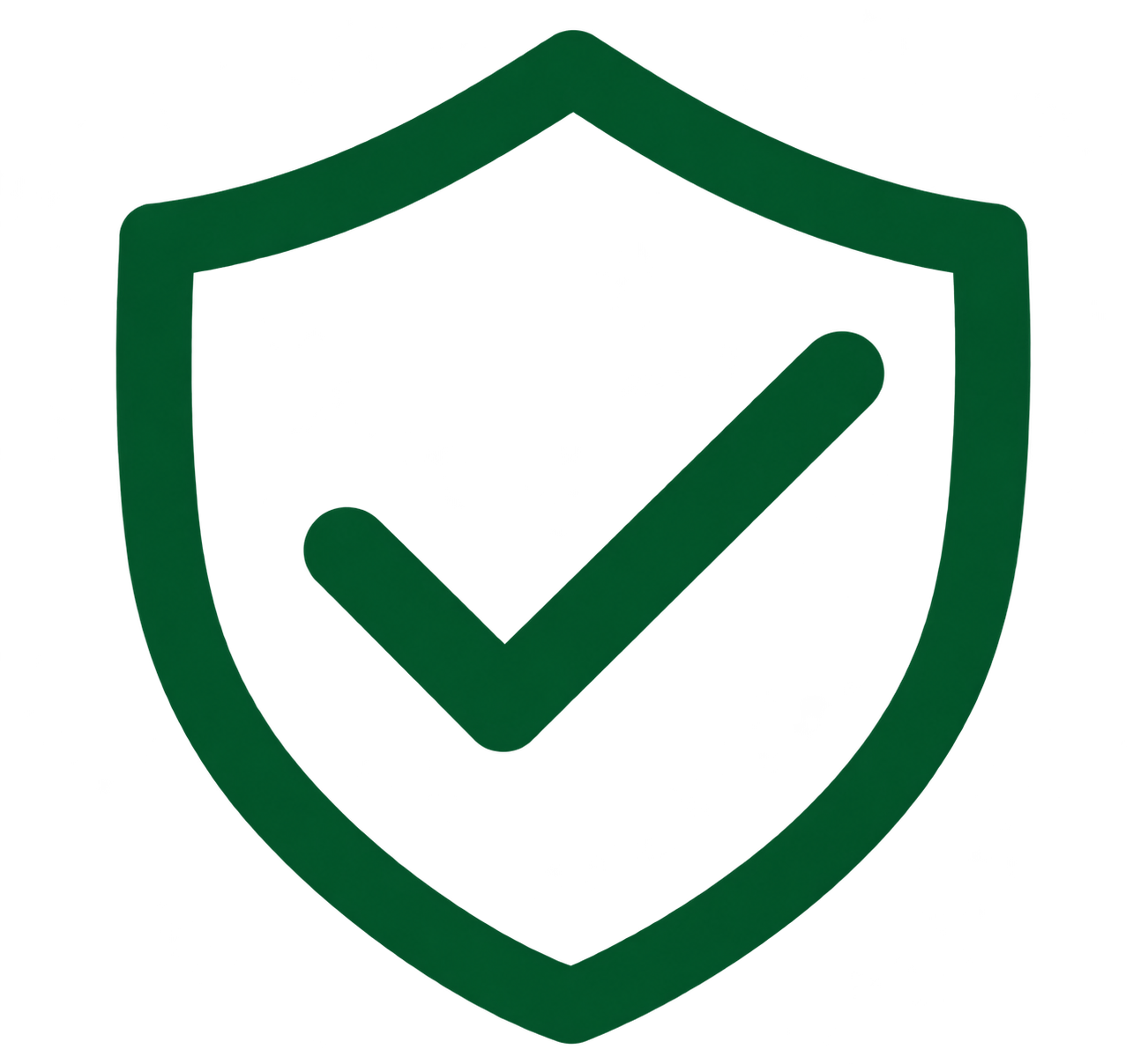 green shield checkmark icon